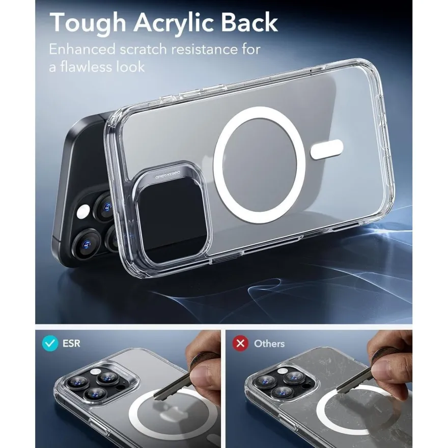 ESR MagSafe Hülle für iPhone 16 Pro Max, Militärnorm Schutz, Kratzfest, Mattiert