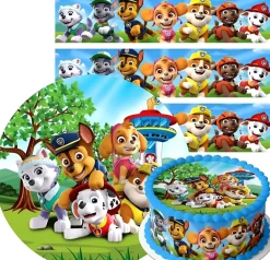 Essbar Paw Patrol Torte Tortenbild Fototorte Zuckerbild Geburstag 21