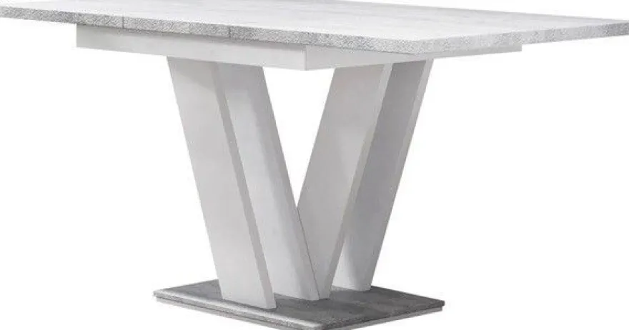 Esstisch MASIVE - Ausklappbar, Tisch, Wohnzimmer, Esszimmertisch, Hochglanz