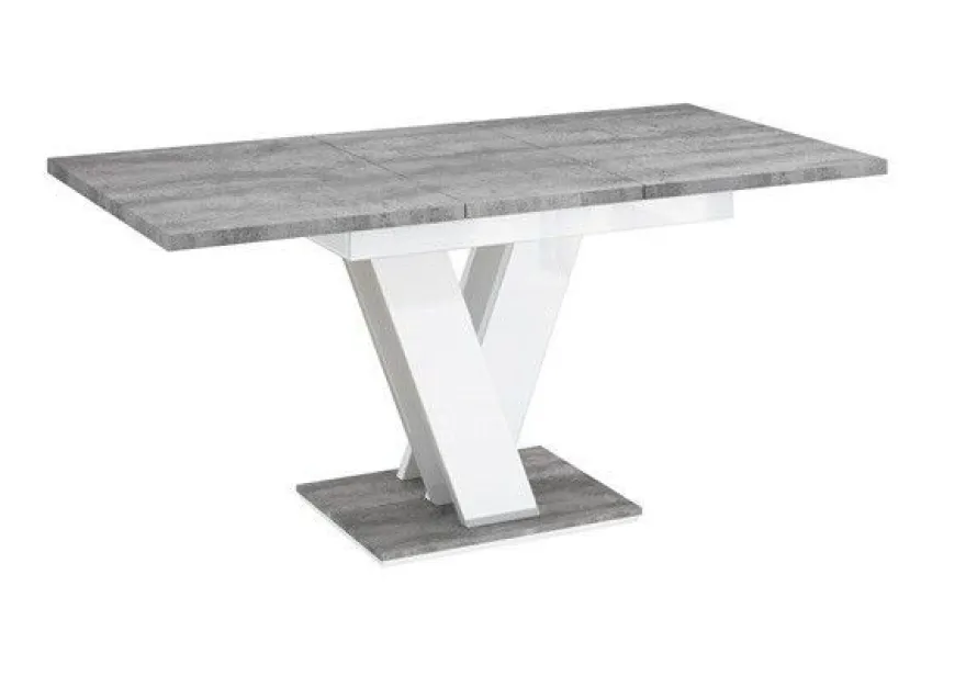 Esstisch MASIVE - Ausklappbar, Tisch, Wohnzimmer, Esszimmertisch, Hochglanz