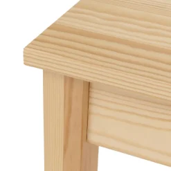 Esszimmer-Set HWC-F77, Sitzgruppe Esszimmergruppe, Massiv-Holz Landhaus 110cm