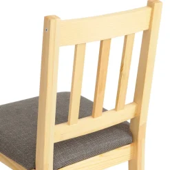Esszimmer-Set HWC-F77, Sitzgruppe Esszimmergruppe, Massiv-Holz Landhaus 110cm