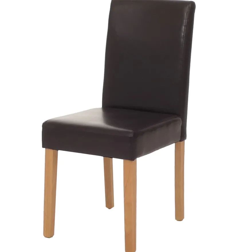 Esszimmerstuhl Littau, Küchenstuhl Stuhl, Leder