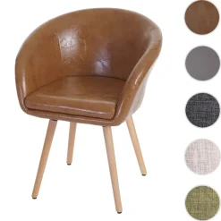 Esszimmerstuhl Malmö T633, Stuhl Küchenstuhl, Retro 50er Jahre Design