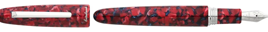 Esterbrook Füllfederhalter Estie Oversize Scarlet Palladium Trim (EF, F, M, B, S)