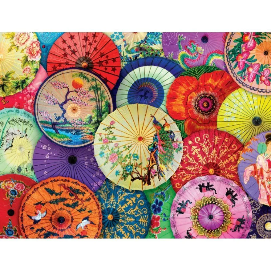 Eurographics Asiatische Regenschirme Puzzle 1000 Teile