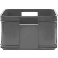 Euro Stapelbox Bruno Eco Grau Stapelkasten 16L Transport Eurobehälter 27x35x22