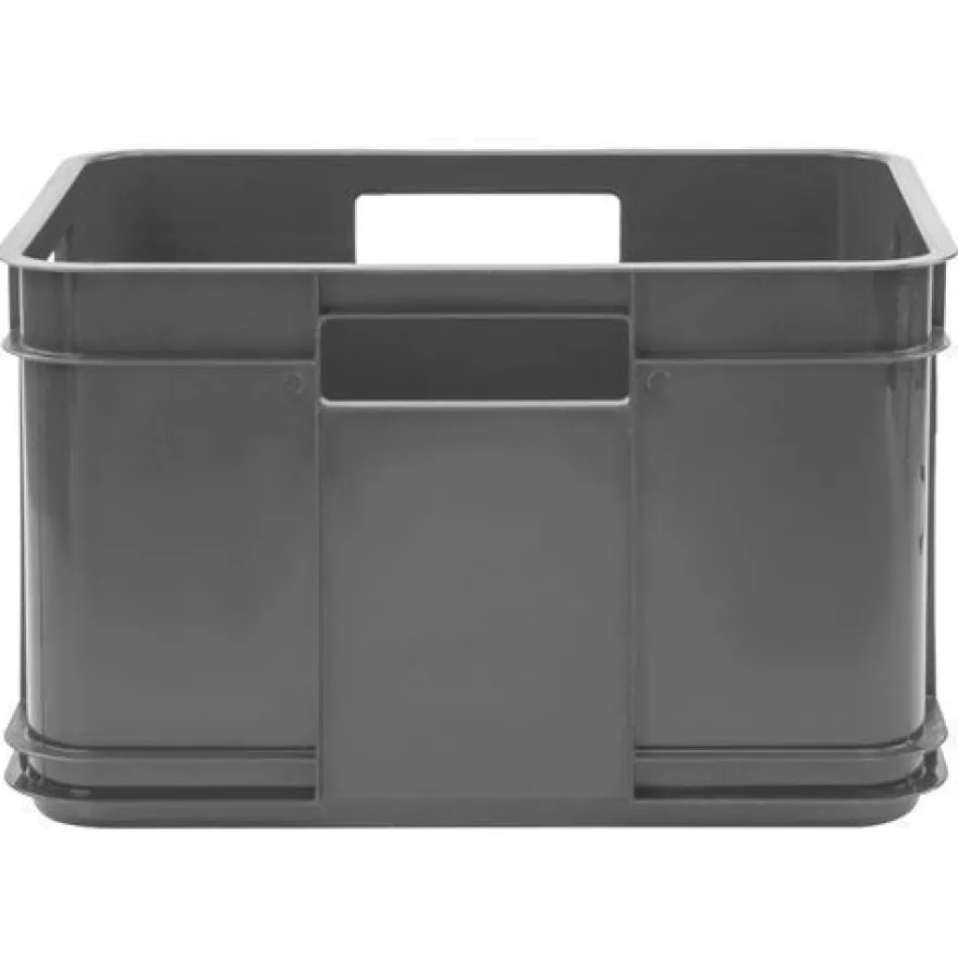 Euro Stapelbox Bruno Eco Grau Stapelkasten 16L Transport Eurobehälter 27x35x22