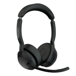 Evolve2 55, mit Ladestation (schwarz, Stereo, UC, USB-A, Link380a)