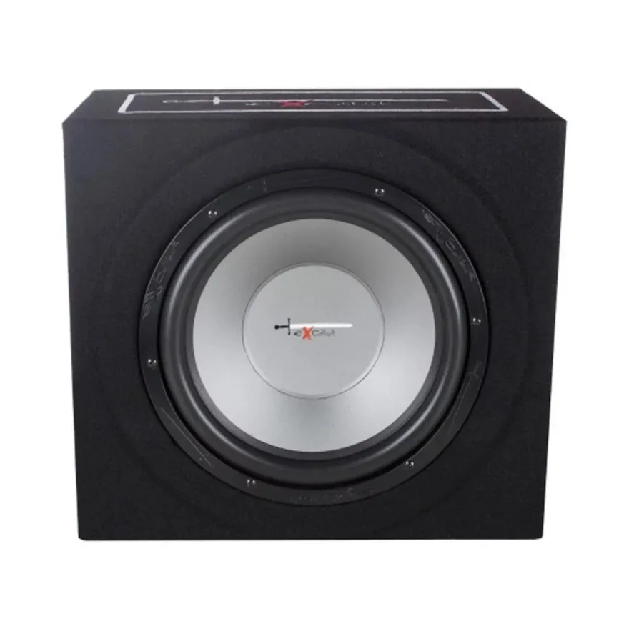 Excalibur 30cm Auto Subwoofer X12C 1000 Watt Geschlossenes Gehäuse Boombox