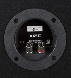 Excalibur 30cm Auto Subwoofer X12C 1000 Watt Geschlossenes Gehäuse Boombox