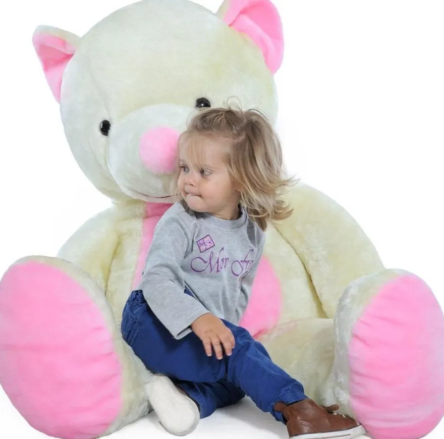 Exklusiver realistischer Kuschelbär 155 cm - Hochwertiges Plüsch - Sammleredition