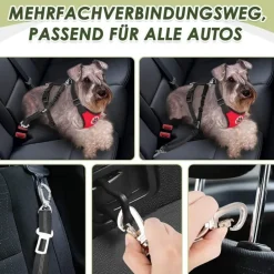 Eyein Hundegeschirr mit Sicherheitsgurt für Auto, atmungsaktiv, verstellbar