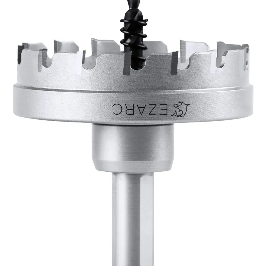 EZARC Hartmetall Lochsäge 75mm - Leistungsstarker Lochöffner für Edelstahl und