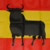 Fahne Flagge Spanien Stier 90 x 150 cm