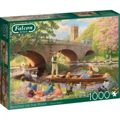 Falcon 11348 Daniel Rodgers Bootfahren auf dem Fluss 1000 Teile Puzzle