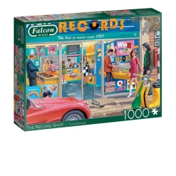Falcon 1110500245 The Record Shop 1000 Teile Puzzle