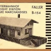 Faller H0 Anleitung Bauanleitung Instruction B-154 Güterbahnhof Güterumschlag Lager