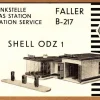 Faller H0 Anleitung Bauanleitung Instruction B-217 Tankstelle Shell ODZ 1