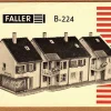 Faller H0 Anleitung Bauanleitung Instruction B-224 Reihenhäuser 4x Reihenhaus