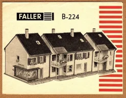 Faller H0 Anleitung Bauanleitung Instruction B-224 Reihenhäuser 4x Reihenhaus