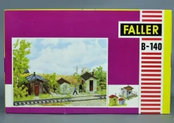 Faller H0 B-140 Streckhäuschen 3 Stück Bahnwärterhäuschen 60er/70er Jahre NEU