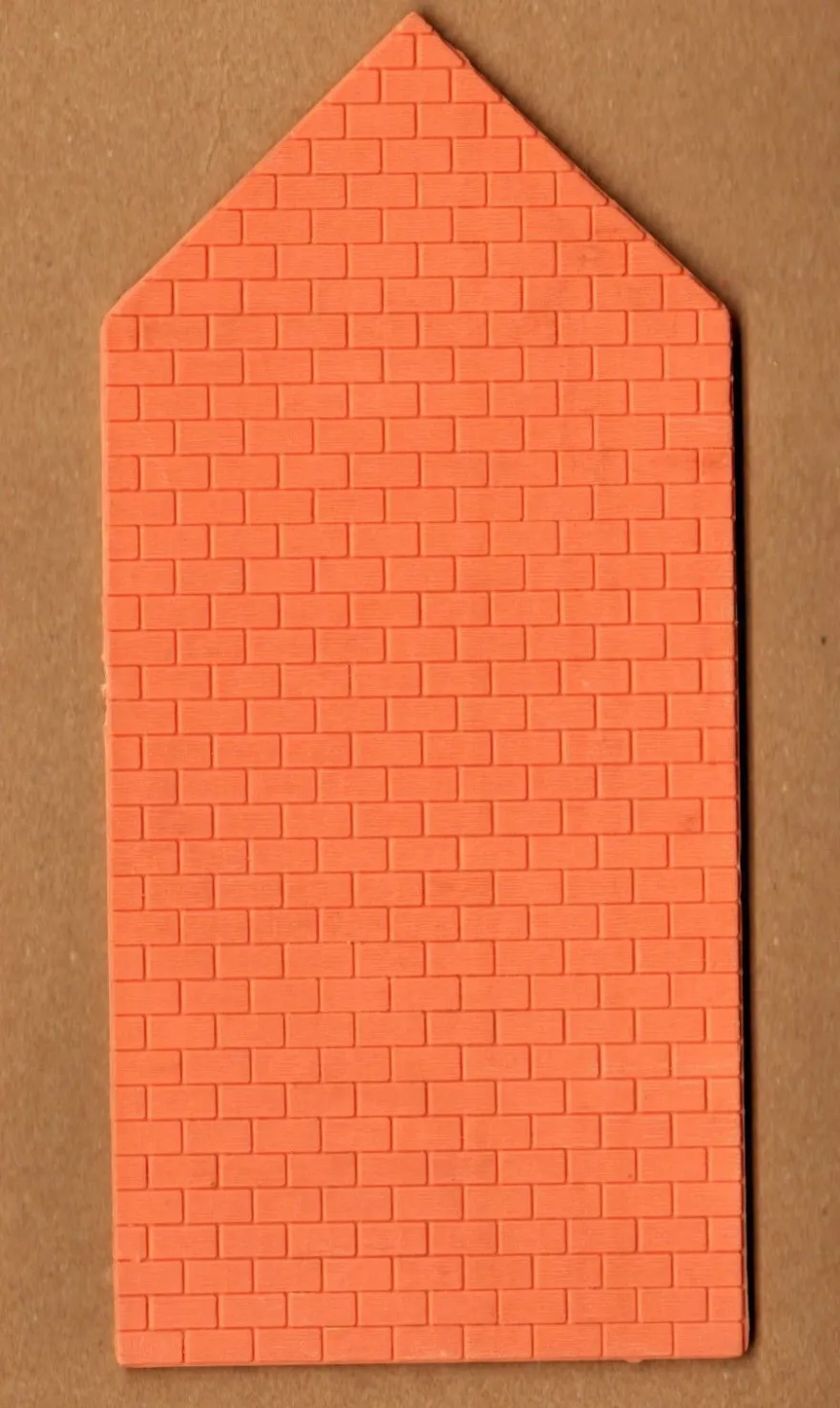 Faller H0 Einzelbauteil Bauteil Seitenwand Wand lachs Backstein groß Nr.003 NEU