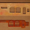 Faller H0 Einzelbauteil Stadtbausatz Bauteil aus 3030 Hausfront Front Nr.001 NEU