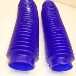 Faltenbalg 41x350 Gabelschutz Federgabel Enduro passt an Honda XR 650 blau-lila