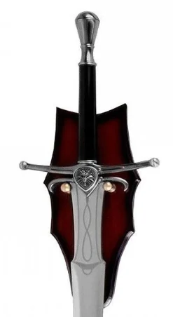 Fantasy Schwert Witcher inklusive Wandtafel