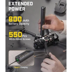 Fanttik E2 Ultra 50in1 Elektro Präzisions-Schraubendreher Set mit 0.6Nm