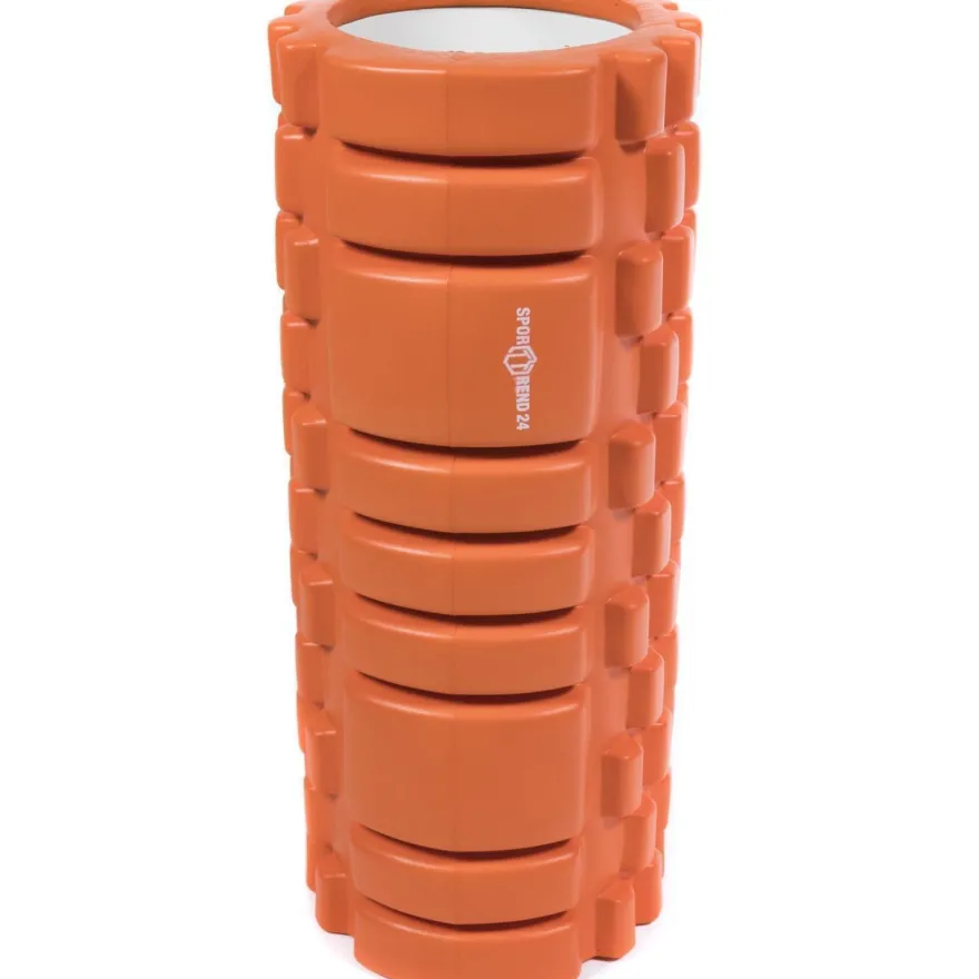 Faszienrolle mit Noppen orange 33 x 14 cm