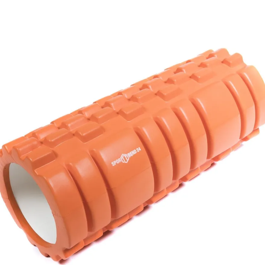 Faszienrolle mit Noppen orange 33 x 14 cm