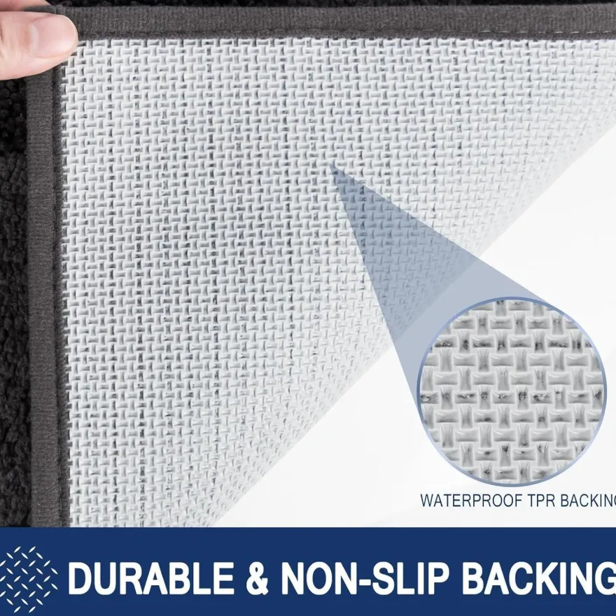 Fcsdetail Schmutzfangmatte waschbar 84 x 150 cm, Fußmatte Innen, absorbierend