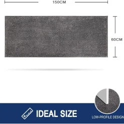 Fcsdetail Schmutzfangmatte Innen Lang 60x150cm rutschfest waschbar absorbierend