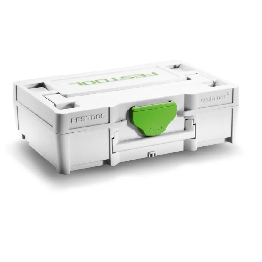 Festool Systainer³ SYS3 XXS 33 GREY grau Micro koppelbar 66 x 105 x 31 mm 205398
