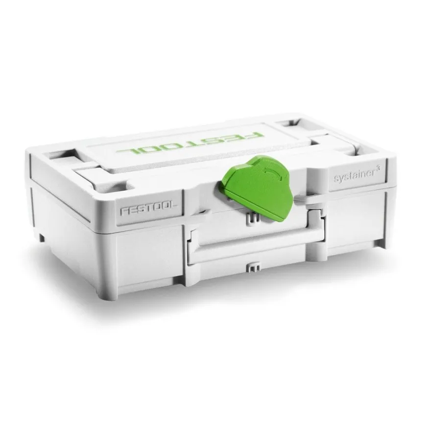 Festool Systainer³ SYS3 XXS 33 GREY grau Micro koppelbar 66 x 105 x 31 mm 205398