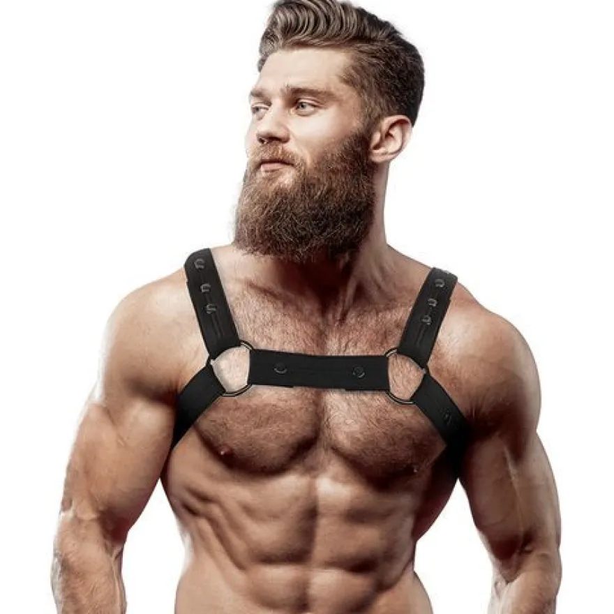 FETISH Submissive – Verstellbarer Neopren-Brust-Sportgurt für Männer