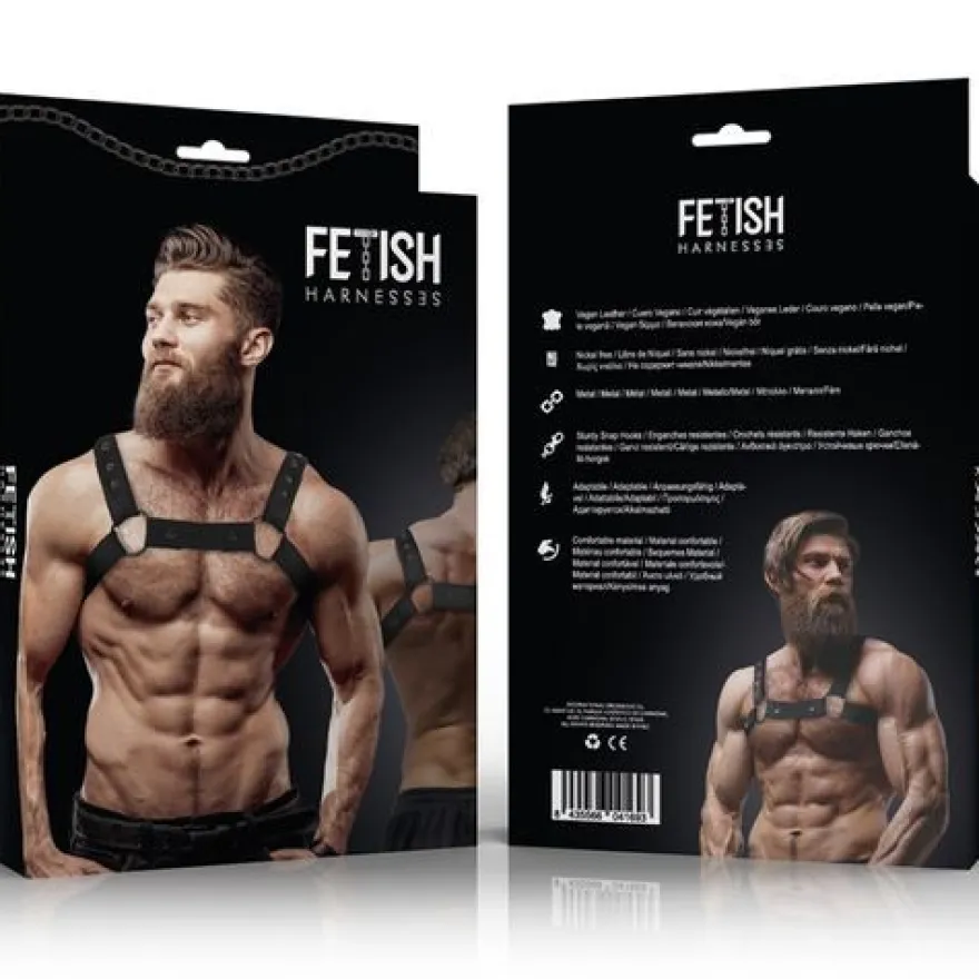 FETISH Submissive – Verstellbarer Neopren-Brust-Sportgurt für Männer