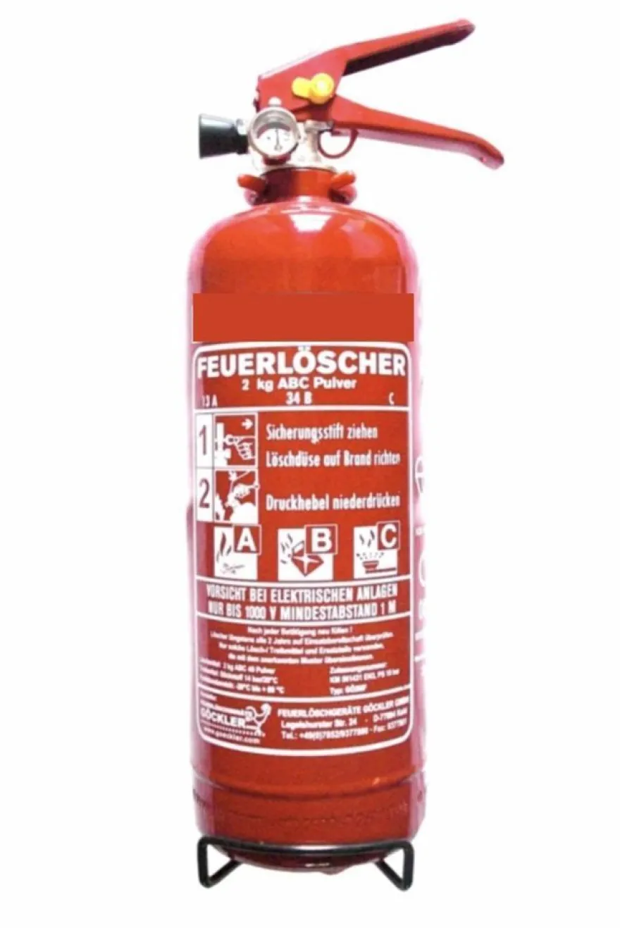 Feuerlöscher Pulver 2kg Auto KFZ 4LE 13A Sparpaket Pulverlöscher ASR EN3