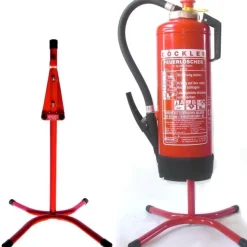 Feuerlöscherständer Feuerlöscher für 6/9/12Kg rot lackiert Ständer Halterung
