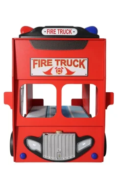 Feuerwehrbett Doppelbett mit Matratze + Rost