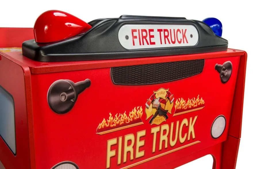 Feuerwehrbett Doppelbett mit Matratze + Rost