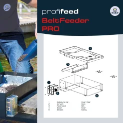 FIAP profifeed BeltFeeder PRO 3 kg - Futterautomat - Fischfutterautomat - Teich