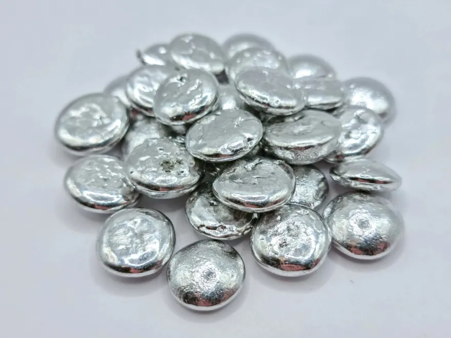 Fieldsches Metall 50g-1000g Eutektikum Indium-Bismut-Zinn bei 62°C Field metal