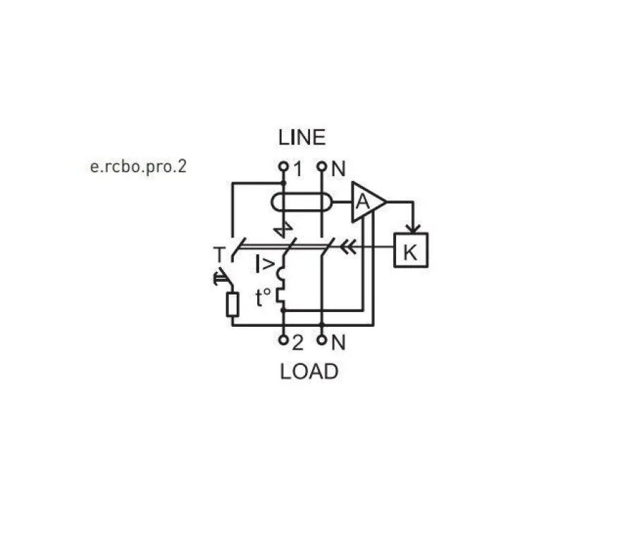 FI/ LS Schalter RCBO C6A 30mA Fehlerstromschutzschalter Leitungsschutzschalter Typ A