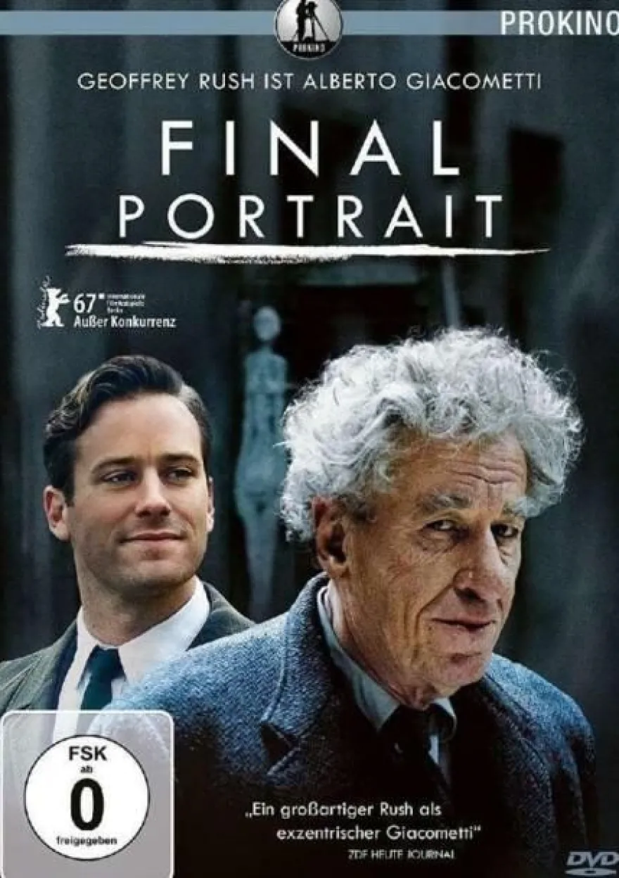 Final Portrait mit Geoffrey Rush, Armie Hammer DVD/ NEU/ OVP