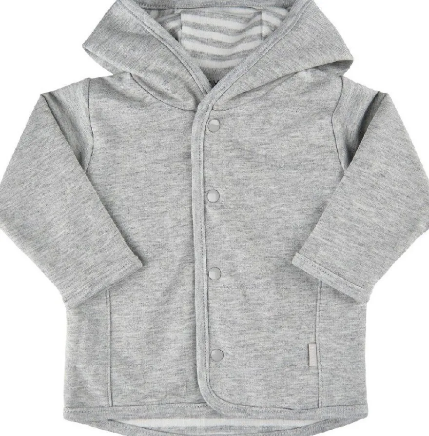 Fixoni Kinder Wende-Cardigan 422016-Grey Melange