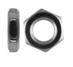 flache Sechskantmuttern M24 x 1,5 Feingewinde verzinkt , DIN 936
