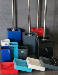 Flash Rot Zahnputzbecher / Becher Steinzeug